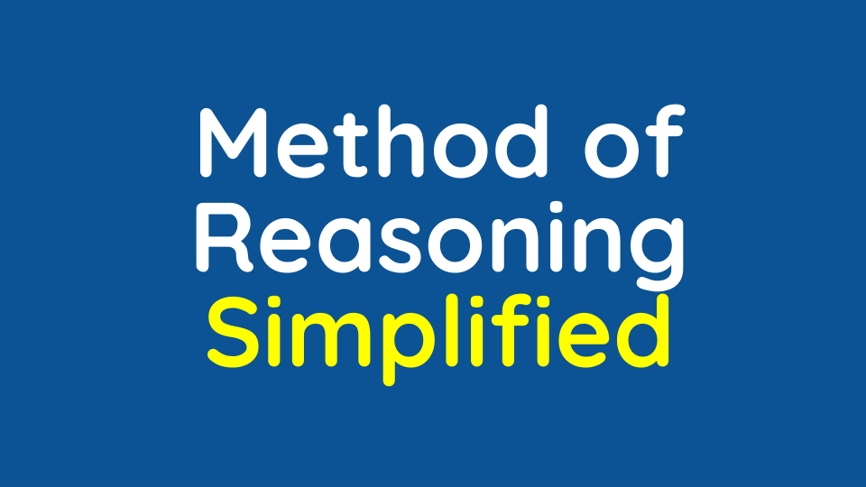 Method of Reasoning and seeking Truth in the Sciences