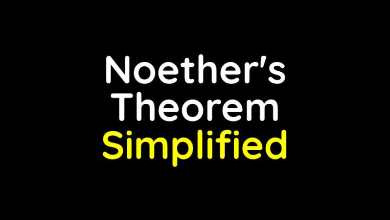 Noether's Theorem