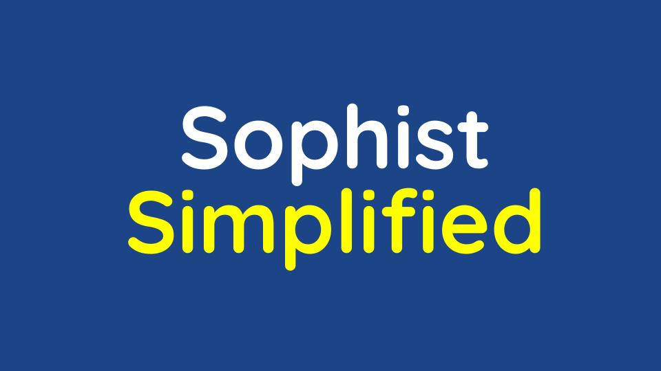 Sophist by Plato Simplified