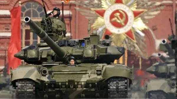 Russian Tank on Parade